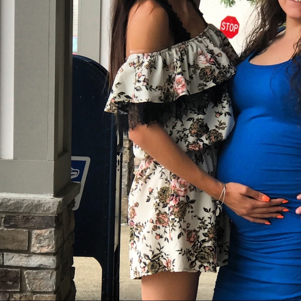 Floral Romper - Picture 1 of 6